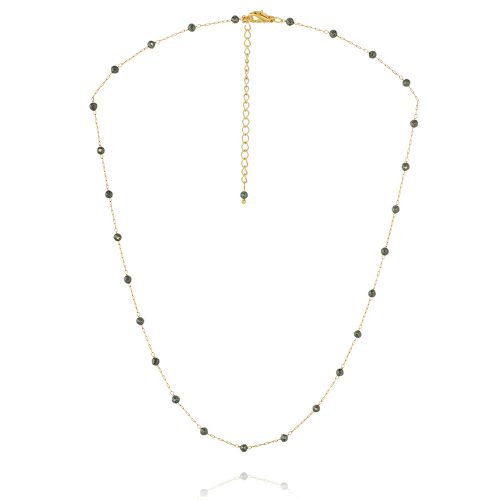 Hematite chain necklace