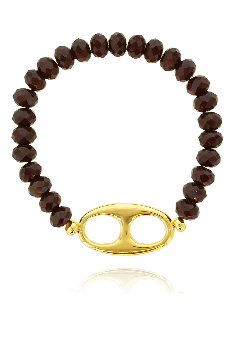 THETA GLASS BEADS BRACELET - Image 3