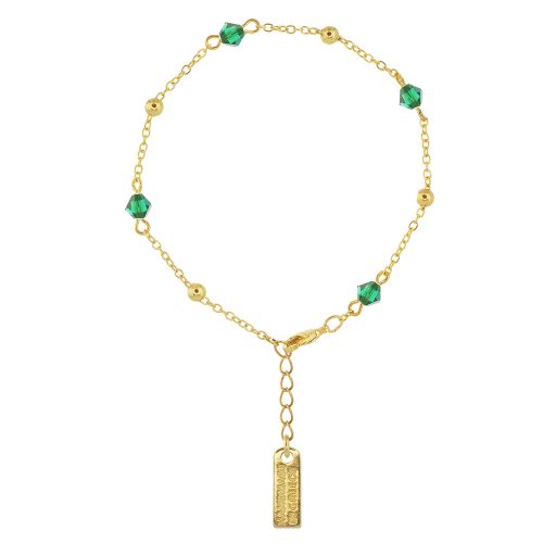 Swarovski beads chain bracelet