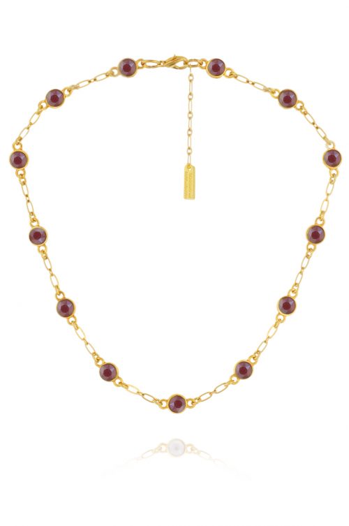 CHAIN NECKLACE FULL OF CRYSTALS