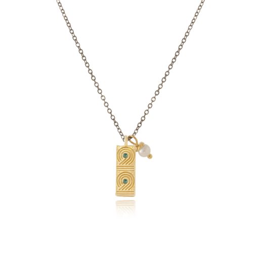 Gold plated lucky charm 2022 chain necklace