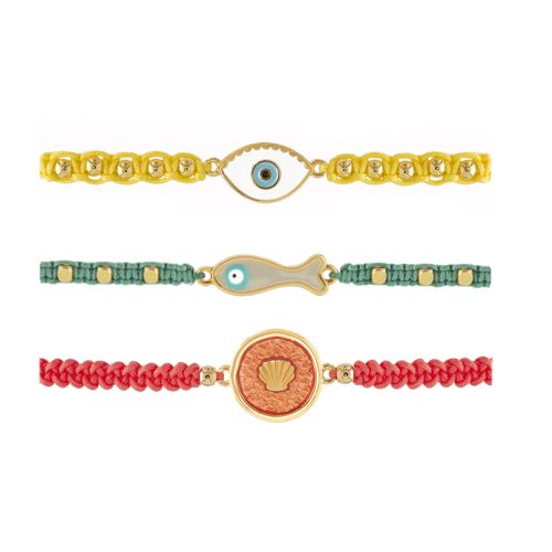 Multi color bracelet set