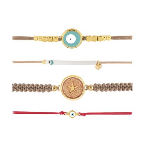Bracelet set with colors