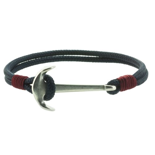 Rope bracelet with anchor
