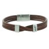 Angelo Barreta Men's leather bracelet