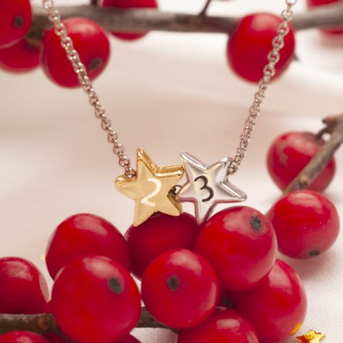 2023 lucky charm chain necklace with stars