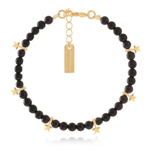 Bracelet with semi-precious beads & stars