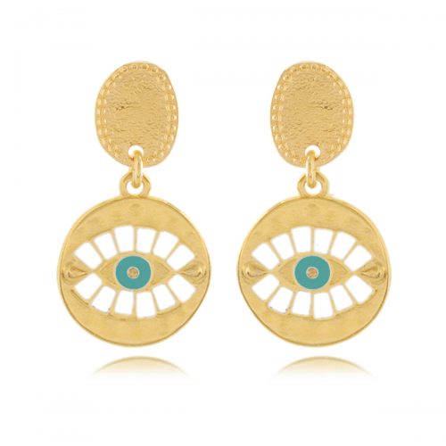 Earrings with eyes